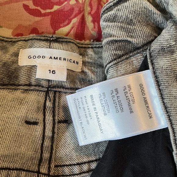 GOOD AMERICAN size 16 Good Girlfriend High 30" Inseam 'Lil Loose inLeg' $155 NEW - Picture 16 of 16